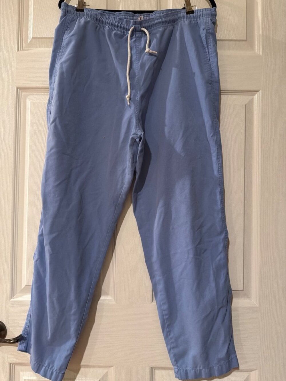 S.C.R.U.B.S. Blue Elastic Waist Drawstring Pants M Short Unisex